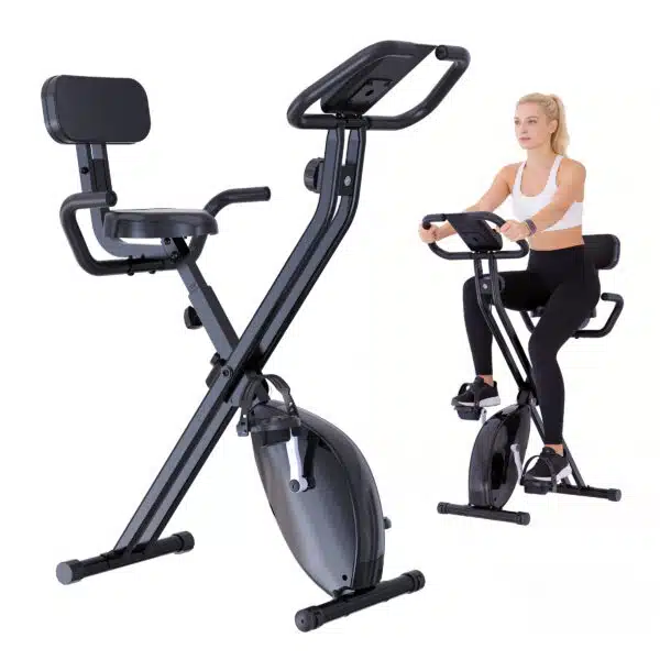 Cyclette Magnetica Richiudibile Comfort con schienale | Allenamento fitness a casa