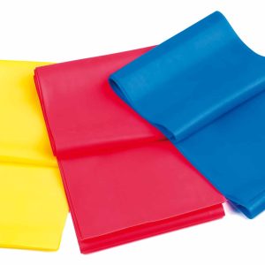Set di 3 JK Fitness Bande Elastiche Latex Free | Elastici per Allenarsi, le Bande di Resistenza per vari livelli