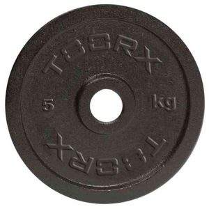 Disco in Ghisa Toorx Ø 25 mm di colore nero | Accessori CrossFit per sollevamento pesi