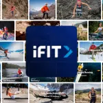 Molteplici schermate di allenamenti iFIT con diversi scenari e sport tra cui scegliere