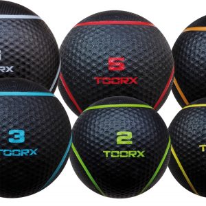 Set palle mediche Toorx 1-6 Kg | Attrezzatura Sollevamento Pesi per allenamento completo