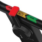 Leva del Tapis Roulant Curvo con indicazioni Uphill Walk e Run