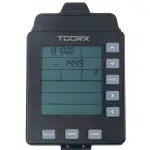 Display LCD di Toorx BRX-AIRMAG-7000, che mostra data e ora