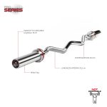Bilanciere Olimpico EZ 120 cm Diamond con dimensioni tecniche evidenziate su sfondo bianco
