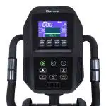 Display LCD illuminato dell'Ellittica Diamond E64 con controllo di velocità e tempo