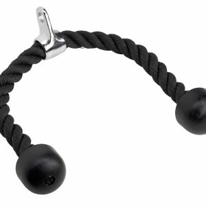 Corda Tricipiti Diamond Nera | Accessori Stazione Multifunzione per allenamenti in casa o home fitness
