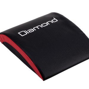 Cuscino Addominali Diamond nero e rosso | Attrezzi per Pilates e Yoga a Casa
