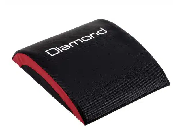 Cuscino Addominali Diamond nero e rosso | Attrezzi per Pilates e Yoga a Casa
