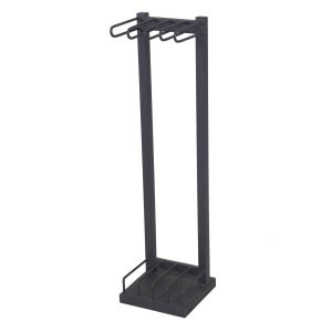 Rastrelliera Porta Bilancieri RBB Diamond nera | Organizzazione Pesi Palestra per Home Gym