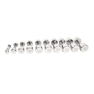 Set Manubri Cromati Diamond 1-10 kg | Manubri Componibili Versatili per Allenamento Completo