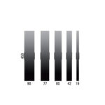 Schema tecnico con misure dei dischi Bumper in diverse dimensioni