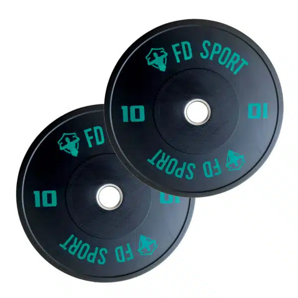Coppia Dischi Bumper FD Sport 10Kg | Pesi Palestra per allenamenti funzionali intensi