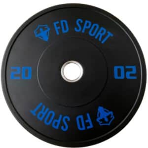 Primo Dischi Bumper 20Kg FD Sport singolo su sfondo bianco