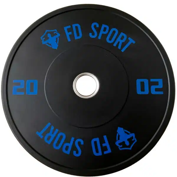 Primo Dischi Bumper 20Kg FD Sport singolo su sfondo bianco