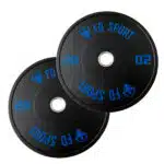 Coppia Dischi Bumper 20Kg | Pesi Palestra per allenamento funzionale e sollevamento pesi