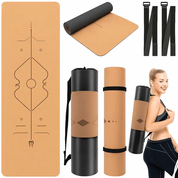 Materassino Yoga in Sughero FD Sport | Attrezzi per Pilates e Yoga a Casa