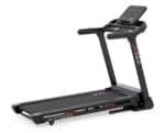 Vista frontale del Tapis Roulant JK144 JK Fitness, con logo di compatibilità app