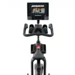 Display LCD della Spin Bike NordicTrack S10i con supporto per telefono, vista frontale