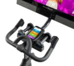 Manubrio della NordicTrack S27i con porta smartphone e pesi | Ergonomia e funzionalità per ogni allenamento