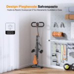 Stepper Regolabile 701MR piegato, riposto in una stanza home fitness