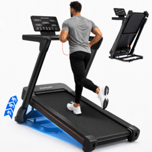 Tapis Roulant Elettrico BodyJoy 103E in uso | Allenamento cardio moderno con inclinazione visibile