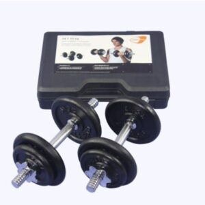 Set Valigetta Pesi Palestra Manubri 20 Kg | Kit Pesi, Manubri e Set Bilancieri per allenamento con valigetta chiusa