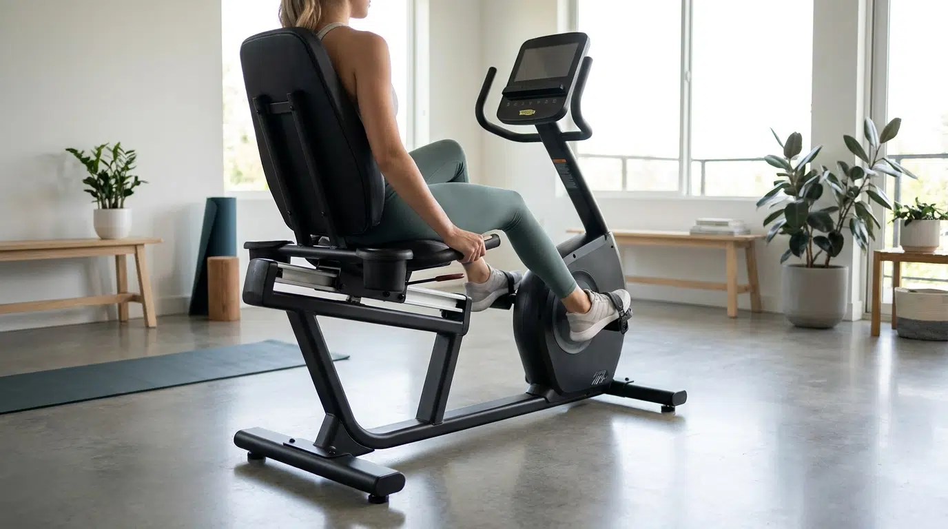 Cyclette Orizzontale con Schienale per Supporto Lombare Cyclette Orizzontale con schienale | Ideale per riabilitazione e supporto lombare