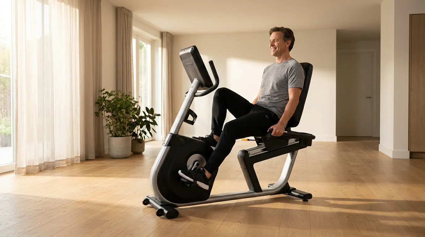 Cyclette Orizzontale con Schienale per Supporto Lombare Cyclette Orizzontale con Schienale | Ideale per riabilitazione e supporto lombare
