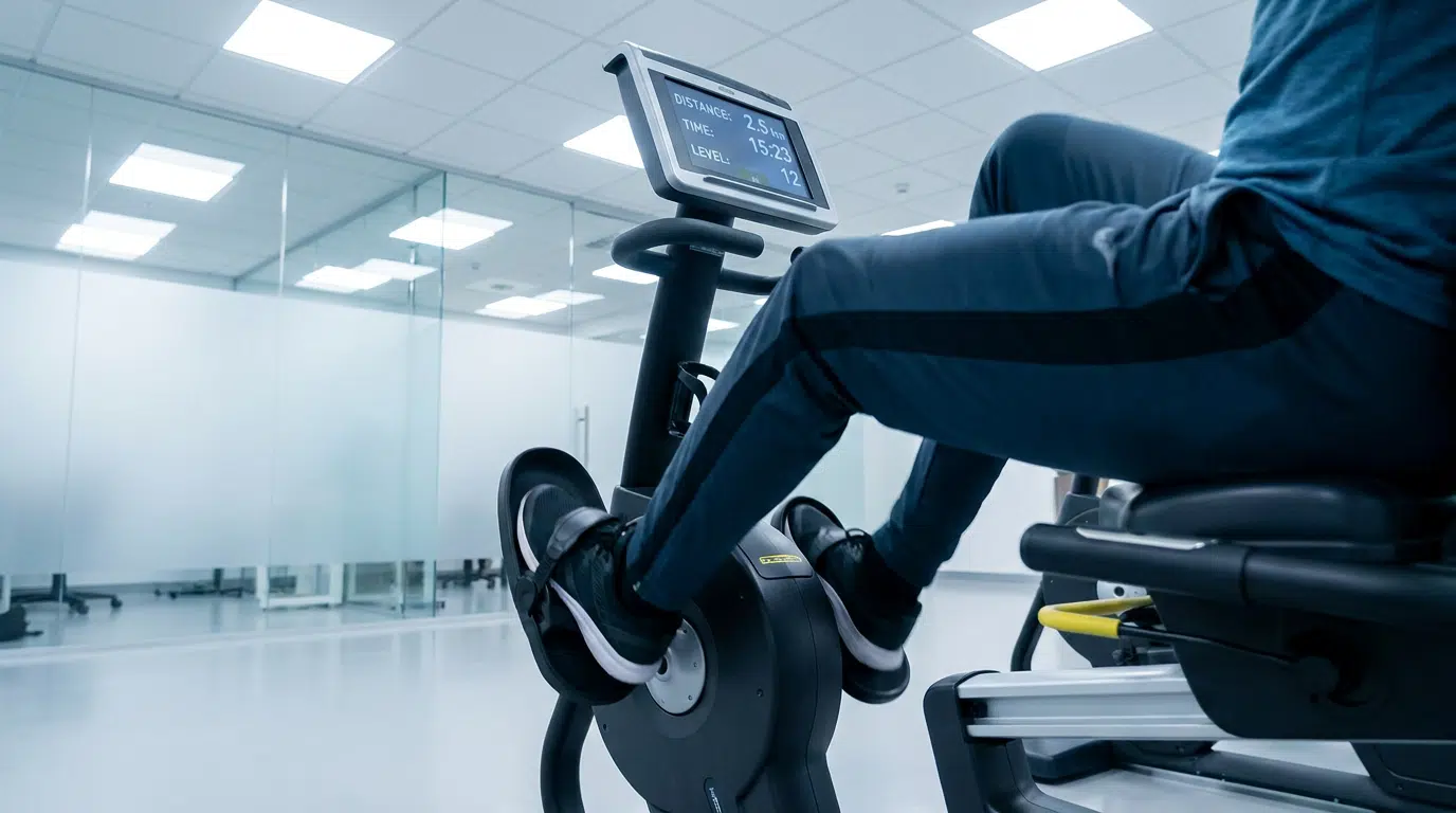 Cyclette Orizzontale con Schienale per Supporto Lombare Cyclette Orizzontale | Allenamento fitness a casa con supporto lombare