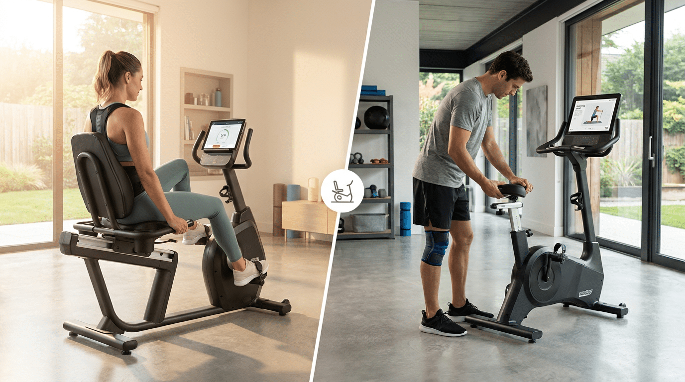 Cyclette Orizzontale o Verticale per schiena | Recupero post-infortunio e home fitness