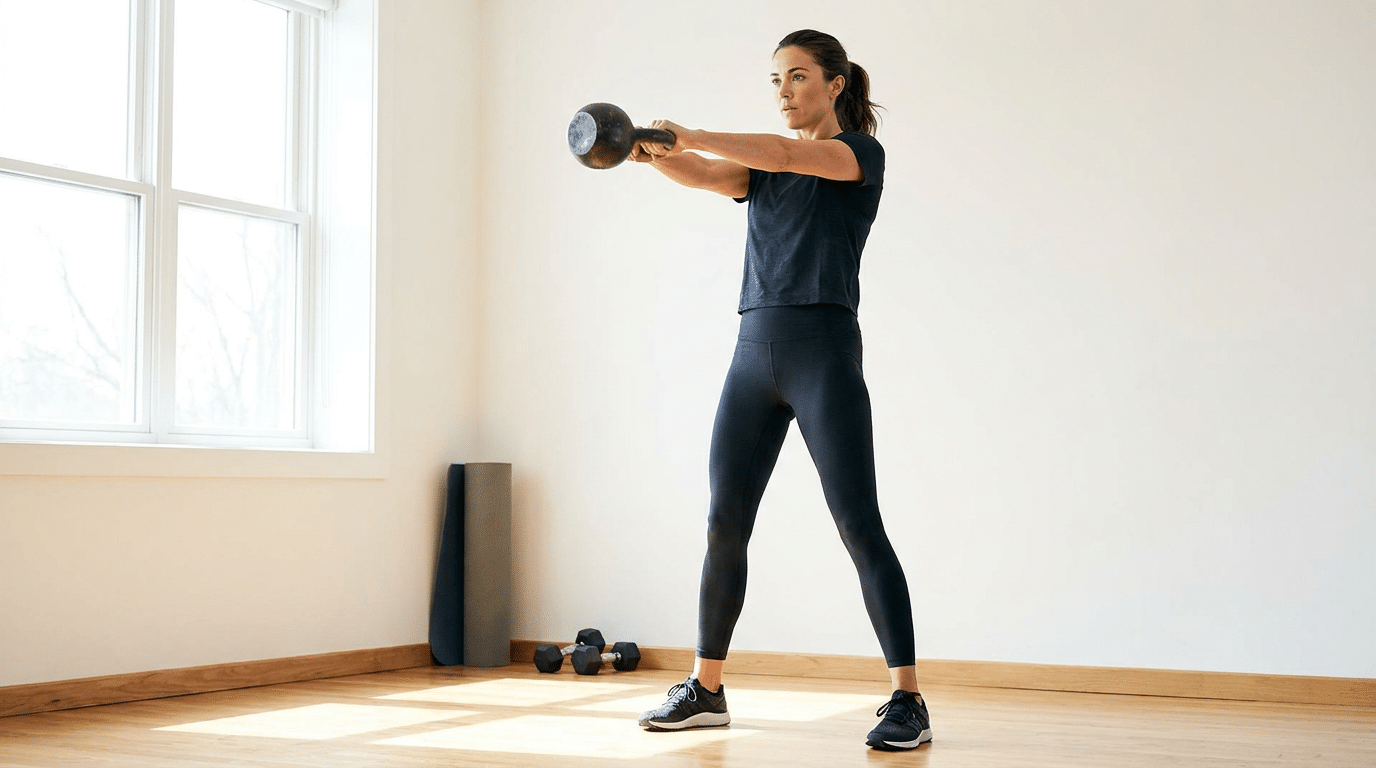 Esercizi kettlebell donne dimagrimento | Tonificare e dimagrire in 20 minuti