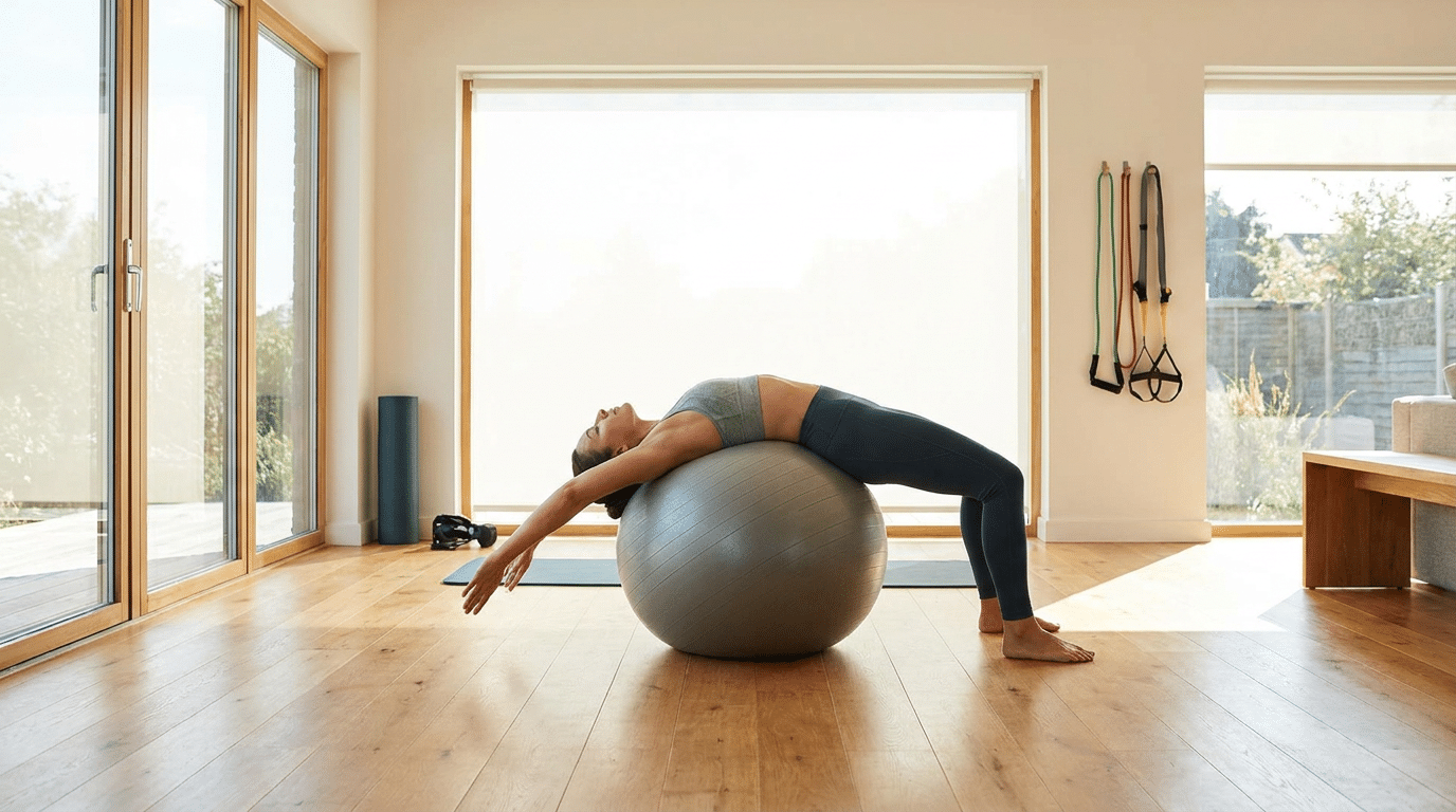 Esercizi con la Fitball | Guida posturale da casa per mal di schiena