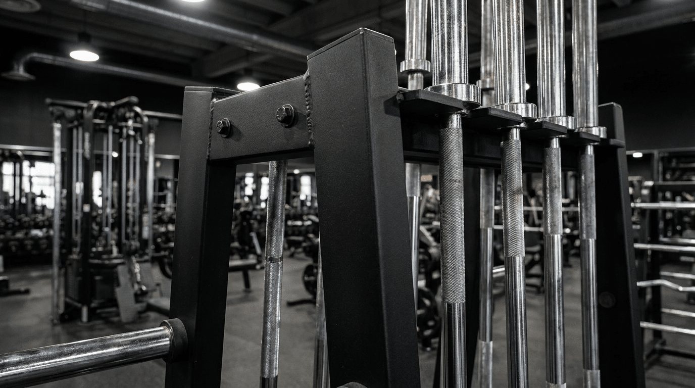 Porta dischi palestra professionale | Soluzione robusta per powerlifting